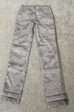 Venti6 Women’s Camo Skinny Pants Gray Camouflage Stretch Ankle Pants Size 6